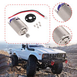 Maxbell RC Motor with Holder Replacement Brushed for MN78 MN99S C24 C34 Pickup Truck Black Base