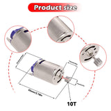 Maxbell RC Motor with Holder Replacement Brushed for MN78 MN99S C24 C34 Pickup Truck Silver Base