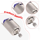 Maxbell RC Motor with Holder Replacement Brushed for MN78 MN99S C24 C34 Pickup Truck Silver Base