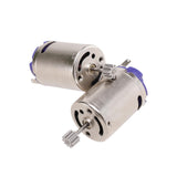 Maxbell RC Motor with Holder Replacement Brushed for MN78 MN99S C24 C34 Pickup Truck Silver Base