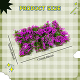 Maxbell Flower Cluster Miniature Bushy for Train Landscape Railroad Scenery Dioramas Purple