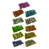 Maxbell Flower Cluster Miniature Bushy for Train Landscape Railroad Scenery Dioramas Purple