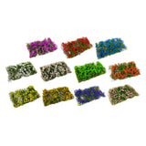 Maxbell Flower Cluster Miniature Bushy for Train Landscape Railroad Scenery Dioramas Purple