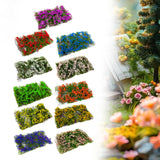 Maxbell Flower Cluster Miniature Bushy for Train Landscape Railroad Scenery Dioramas Purple