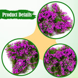 Maxbell Flower Cluster Miniature Bushy for Train Landscape Railroad Scenery Dioramas Purple