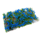 Maxbell Flower Cluster Miniature Bushy for Train Landscape Railroad Scenery Dioramas blue
