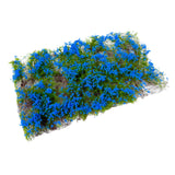 Maxbell Flower Cluster Miniature Bushy for Train Landscape Railroad Scenery Dioramas blue