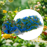 Maxbell Flower Cluster Miniature Bushy for Train Landscape Railroad Scenery Dioramas blue