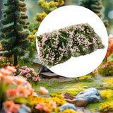 Maxbell Flower Cluster Miniature Bushy for Train Landscape Railroad Scenery Dioramas pink