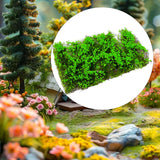 Maxbell Flower Cluster Miniature Bushy for Train Landscape Railroad Scenery Dioramas green