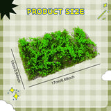 Maxbell Flower Cluster Miniature Bushy for Train Landscape Railroad Scenery Dioramas green