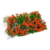 Maxbell Flower Cluster Miniature Bushy for Train Landscape Railroad Scenery Dioramas orange