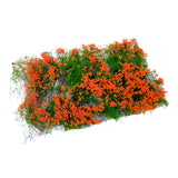Maxbell Flower Cluster Miniature Bushy for Train Landscape Railroad Scenery Dioramas orange