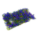 Maxbell Flower Cluster Miniature Bushy for Train Landscape Railroad Scenery Dioramas Blue Purple