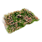 Maxbell Flower Cluster Miniature Bushy for Train Landscape Railroad Scenery Dioramas Pink red