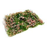 Maxbell Flower Cluster Miniature Bushy for Train Landscape Railroad Scenery Dioramas Pink red
