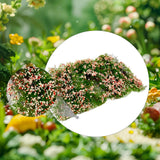 Maxbell Flower Cluster Miniature Bushy for Train Landscape Railroad Scenery Dioramas Pink red