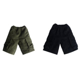 Maxbell 1: 6 Male Figure Cargo Shorts Mini Outfit for 12 inch Figures Doll  Green