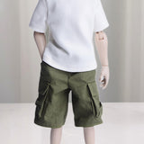 Maxbell 1: 6 Male Figure Cargo Shorts Mini Outfit for 12 inch Figures Doll  Green