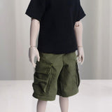 Maxbell 1: 6 Male Figure Cargo Shorts Mini Outfit for 12 inch Figures Doll  Green