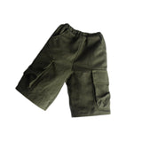 Maxbell 1: 6 Male Figure Cargo Shorts Mini Outfit for 12 inch Figures Doll  Green