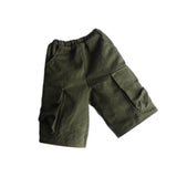 Maxbell 1: 6 Male Figure Cargo Shorts Mini Outfit for 12 inch Figures Doll  Green