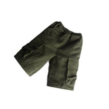 Maxbell 1: 6 Male Figure Cargo Shorts Mini Outfit for 12 inch Figures Doll  Green