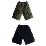 Maxbell 1: 6 Male Figure Cargo Shorts Mini Outfit for 12 inch Figures Doll  Green