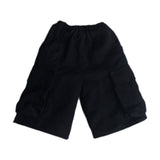 Maxbell 1: 6 Male Figure Cargo Shorts Mini Outfit for 12 inch Figures Doll  Black