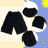 Maxbell 1: 6 Male Figure Cargo Shorts Mini Outfit for 12 inch Figures Doll  Black