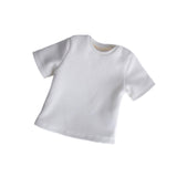 Maxbell 1:6 Scale Male T Shirt Costume for Doll 12 inch Male Action Figures Dress up White
