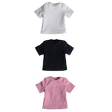 Maxbell 1:6 Scale Male T Shirt Costume for Doll 12 inch Male Action Figures Dress up White