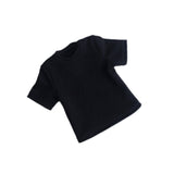 Maxbell 1:6 Scale Male T Shirt Costume for Doll 12 inch Male Action Figures Dress up Black