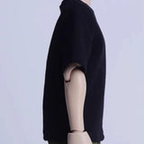 Maxbell 1:6 Scale Male T Shirt Costume for Doll 12 inch Male Action Figures Dress up Black