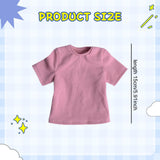Maxbell 1:6 Scale Male T Shirt Costume for Doll 12 inch Male Action Figures Dress up Pink
