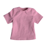 Maxbell 1:6 Scale Male T Shirt Costume for Doll 12 inch Male Action Figures Dress up Pink