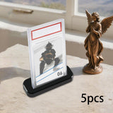 Maxbell 5Pcs Graded Card Display Racks Sturdy Practical Organizing Collectible Cards