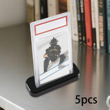 Maxbell 5Pcs Graded Card Display Racks Sturdy Practical Organizing Collectible Cards