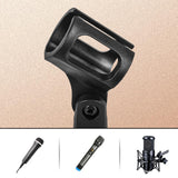 Maxbell Table Microphone Stand Round Base Sturdy Mic Holder for Concert Party Studio