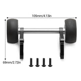 Maxbell Aluminium Alloy Wheelie Bar for 1/8 Scale RC Car Replace Sturdy RC Car Parts Black