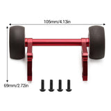 Maxbell Aluminium Alloy Wheelie Bar for 1/8 Scale RC Car Replace Sturdy RC Car Parts Red