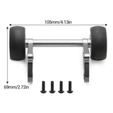 Maxbell Aluminium Alloy Wheelie Bar for 1/8 Scale RC Car Replace Sturdy RC Car Parts Sliver