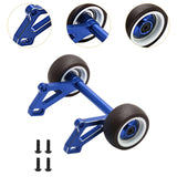 Maxbell Aluminium Alloy Wheelie Bar for 1/8 Scale RC Car Replace Sturdy RC Car Parts Blue