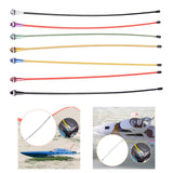 Maxbell Boat and Car Model Accessory Antenna Socket Assembly for RC Car Replacements Silver Black