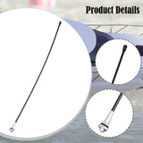 Maxbell Boat and Car Model Accessory Antenna Socket Assembly for RC Car Replacements Silver Black