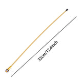 Maxbell Boat and Car Model Accessory Antenna Socket Assembly for RC Car Replacements Gold Orange