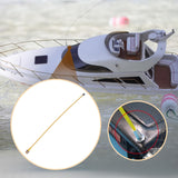 Maxbell Boat and Car Model Accessory Antenna Socket Assembly for RC Car Replacements Gold Orange