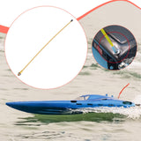 Maxbell Boat and Car Model Accessory Antenna Socket Assembly for RC Car Replacements Gold Orange