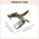 Maxbell 1:72 Fighter Model Simulation Attack Fighter Plane Model for Shelf Bar Cafes