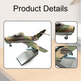 Maxbell 1:72 Fighter Model Simulation Attack Fighter Plane Model for Shelf Bar Cafes